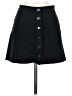 Express Solid Black Casual Skirt Size 00 - photo 1