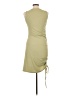 Shein 100% Polyester Solid Green Cocktail Dress Size L - photo 2