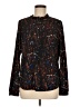 Maison Scotch 100% Polyester Print Black Long Sleeve Blouse Size Med (2) - photo 1