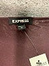 Express 100% Polyester Burgundy Bodysuit Size XS - photo 3