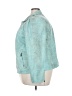 Dialogue 100% Polyamide Paisley Teal Jacket Size 3X - photo 5