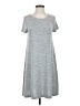 Gap Solid Gray Casual Dress Size S - photo 1