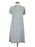 Gap Solid Gray Casual Dress Size S - photo 2