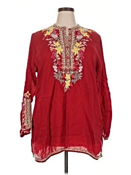 Johnny Was 3/4 Sleeve Blouse