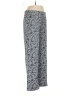 Lands' End Paisley Gray Casual Pants Size M - photo 4