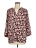 NYDJ 100% Polyester Floral Pink 3/4 Sleeve Blouse Size M - photo 1
