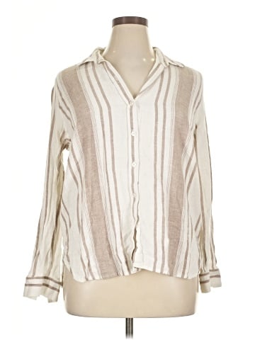 CALVIN KLEIN JEANS Long Sleeve Blouse (view 1)