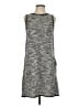 Ann Taylor LOFT Tweed Gray Casual Dress Size S - photo 1
