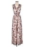 Adelyn Rae 100% Polyester Animal Print Brown Jumpsuit Size XS - photo 1
