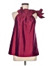 La Roque Burgundy Sleeveless Top Size 8 - photo 1