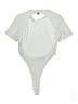 PrettyLittleThing 100% Cotton Gray Bodysuit Size 8 - photo 2