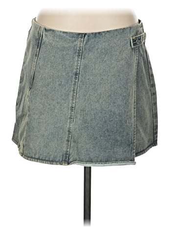 PrettyLittleThing Denim Skirt (view 1)