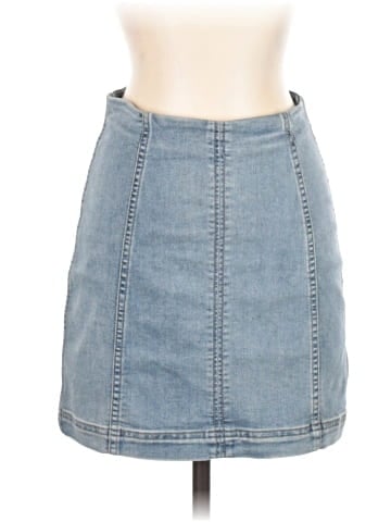 Free People Denim Skirt (view 1)