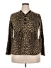 Always Indigo Brown Long Sleeve Polo Size 2X - photo 1