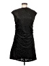 MNG Animal Print Black Cocktail Dress Size 8 - photo 1