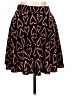 Xhilaration Hearts Black Casual Skirt Size L - photo 1