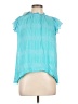 Brooke Wright 100% Rayon Teal Blue Sleeveless Blouse Size L - photo 1