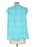 Brooke Wright 100% Rayon Teal Blue Sleeveless Blouse Size L - photo 2