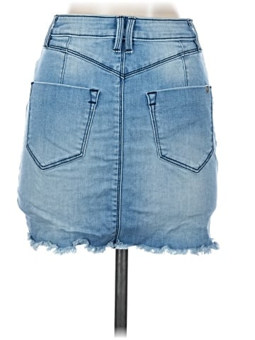 Bebe Denim Skirt (view 2)