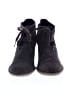Clarks Solid Black Purple Ankle Boots Size 9 1/2 - photo 2