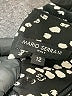 Mario Serrani Graphic Black Cocktail Dress Size 12 - photo 7