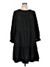 Unbranded 100% Polyester Solid Black Casual Dress Size 1X - photo 1
