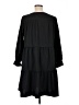 Unbranded 100% Polyester Solid Black Casual Dress Size 1X - photo 2