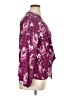 Alfani Purple Long Sleeve Blouse Size XL (petite) - photo 4