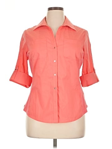 Zac & Rachel 3/4 Sleeve Button-Down Shirt (view 1)