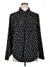 Torrid 100% Polyester Print Black Long Sleeve Blouse Size 1X Plus (1) - photo 1