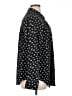 Torrid 100% Polyester Print Black Long Sleeve Blouse Size 1X Plus (1) - photo 4