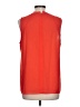 Rose + Olive 100% Polyester Orange Sleeveless Blouse Size L - photo 2