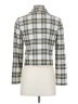 Topshop Plaid Ivory Blazer Size 2 - photo 2