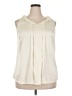 Lane Bryant 100% Polyester Ivory Sleeveless Blouse Size 20 - photo 1