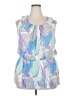 Alfani Silver Sleeveless Blouse Size 2X - photo 1