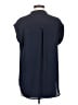 Pleione 100% Polyester Blue Short Sleeve Blouse Size XS - photo 2