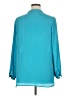 Relativity 100% Polyester Teal Long Sleeve Blouse Size XL - photo 2