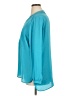Relativity 100% Polyester Teal Long Sleeve Blouse Size XL - photo 5