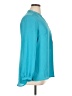 Relativity 100% Polyester Teal Long Sleeve Blouse Size XL - photo 4
