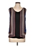Fun2Fun 100% Polyester Black Sleeveless Blouse Size L - photo 1