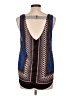 Fun2Fun 100% Polyester Black Sleeveless Blouse Size L - photo 2