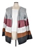 Pinque Color Block Gray Cardigan Size 3X - photo 1