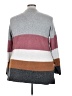 Pinque Color Block Gray Cardigan Size 3X - photo 2