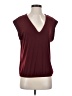 Express Burgundy Short Sleeve Top Size S - photo 1