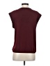 Express Burgundy Short Sleeve Top Size S - photo 2