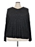 Market and Spruce Metallic Gray Pullover Sweater Size 3X - photo 1