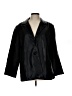 Dennis by Dennis Basso 100% Rayon Black Blazer Size L (petite) - photo 1