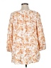 Como Blu Orange 3/4 Sleeve Blouse Size XL - photo 2