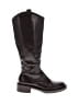 L.K. Bennett 100% Leather Black Brown Boots Size EU 41 - photo 1
