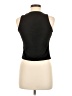 Shein Black Sleeveless T-Shirt Size 6 - photo 2